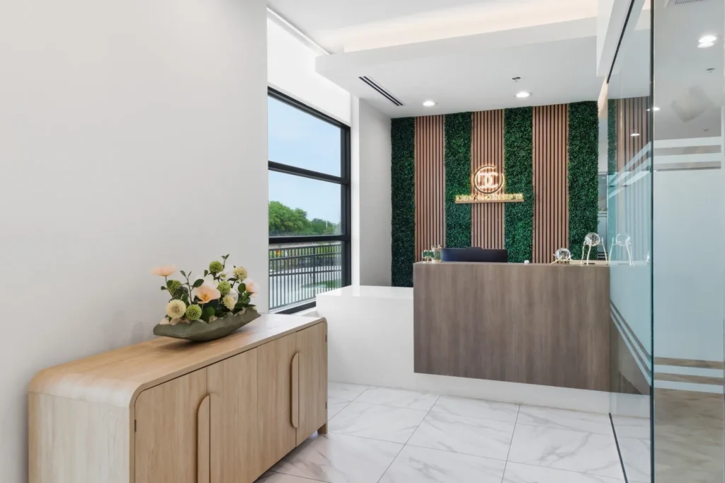 Reception at Dental Concepts, Irving