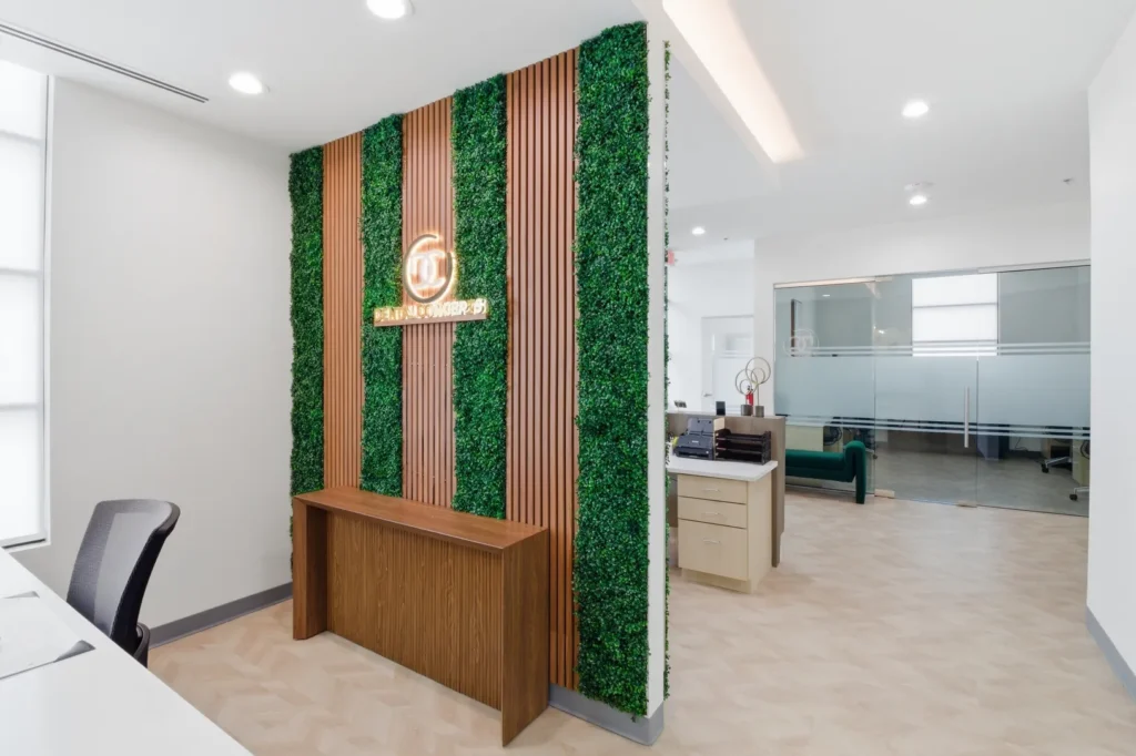 Reception at Dental Concepts, Irving