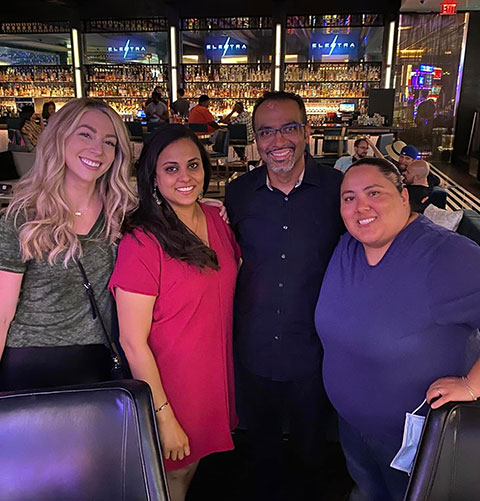 Members of the Dental Concepts team on a night out